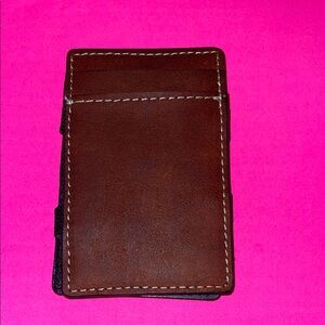 Brown Leather Card Holder